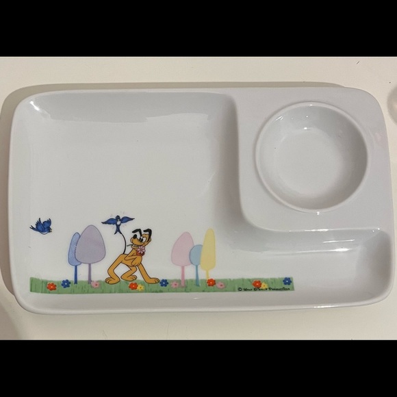 Vintage Walt Disney Productions Pluto Plate - Picture 1 of 3